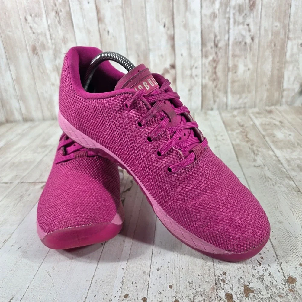 NOBULL Trainer Magenta Pink SuperFabric Cross Training Shoes Womens 11 Mens 9.5